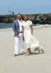 Den haag 30 juni 2023
Fotosessie op het strand Koning Willem Alexander, koningin Maxima en prinses Ariane, Prinses  Amalia en Prinses Alexia poseren tijdens de fotosessie op het strand met hond mambo.