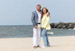 Den haag 30 juni 2023
Fotosessie op het strand Koning Willem Alexander, koningin Maxima en prinses Ariane, Prinses  Amalia en Prinses Alexia poseren tijdens de fotosessie op het strand met hond mambo.