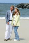 Den haag 30 juni 2023
Fotosessie op het strand Koning Willem Alexander, koningin Maxima en prinses Ariane, Prinses  Amalia en Prinses Alexia poseren tijdens de fotosessie op het strand met hond mambo.
