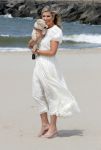 Den haag 30 juni 2023
Fotosessie op het strand Koning Willem Alexander, koningin Maxima en prinses Ariane, Prinses  Amalia en Prinses Alexia poseren tijdens de fotosessie op het strand met hond mambo.