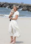 Den haag 30 juni 2023
Fotosessie op het strand Koning Willem Alexander, koningin Maxima en prinses Ariane, Prinses  Amalia en Prinses Alexia poseren tijdens de fotosessie op het strand met hond mambo.