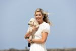 Den haag 30 juni 2023
Fotosessie op het strand Koning Willem Alexander, koningin Maxima en prinses Ariane, Prinses  Amalia en Prinses Alexia poseren tijdens de fotosessie op het strand met hond mambo.