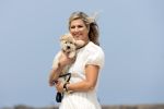 Den haag 30 juni 2023
Fotosessie op het strand Koning Willem Alexander, koningin Maxima en prinses Ariane, Prinses  Amalia en Prinses Alexia poseren tijdens de fotosessie op het strand met hond mambo.