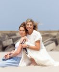 Den haag 30 juni 2023
Fotosessie op het strand Koning Willem Alexander, koningin Maxima en prinses Ariane, Prinses  Amalia en Prinses Alexia poseren tijdens de fotosessie op het strand met hond mambo.