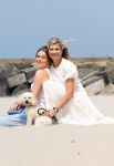 Den haag 30 juni 2023
Fotosessie op het strand Koning Willem Alexander, koningin Maxima en prinses Ariane, Prinses  Amalia en Prinses Alexia poseren tijdens de fotosessie op het strand met hond mambo.