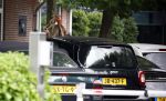 Laren 29 juni 2023
Linda de Mol rijdt in haar Porsche 911 cabrio naar het hoofdkantoor van Talpa.