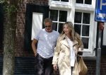 Naarden, 17 juli 2023
Linda de Mol samen met  Erland Galjaard