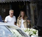 Naarden, 17 juli 2023
Linda de Mol samen met  Erland Galjaard
