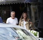 Naarden, 17 juli 2023
Linda de Mol samen met  Erland Galjaard