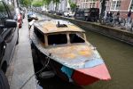 Amsterdam 4 juli 2023
De boot van mauel Broekman uitgebrand in de grachten van Amsterdam.