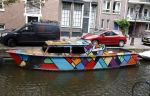 Amsterdam 4 juli 2023
De boot van mauel Broekman uitgebrand in de grachten van Amsterdam.