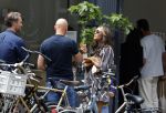 Amsterdam 18 juli 2023
Maria Tailor met haar nieuwe vriend Sander van der Meij in Amsterdam zuid