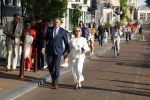 Amsterdam 6 juli 2023
Amsterdamse premiere in carre van musical Les Miserables.
Mariska v Kolck met vriend