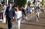 Amsterdam 6 juli 2023
Amsterdamse premiere in carre van musical Les Miserables.
Mariska v Kolck met vriend