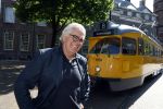 Den Haag 2 juli 2023
Erik de Zwart en vriiend/collega Paul v d Lugt rijden op een tram in Den haag