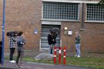 Assen 25 juli 2023
Rechtszaak Thijs Romer in de rechtbank van Assen Zijn moeder vader  Peter Romer en stiefmoeder kwamen met hem mee. Zijn advocaat is Wikke Monster