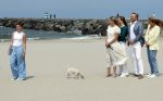 Den haag 30 juni 2023
Fotosessie op het strand Koning Willem Alexander, koningin Maxima en prinses Ariane, Prinses  Amalia en Prinses Alexia poseren tijdens de fotosessie op het strand met hond mambo.