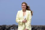Den haag 30 juni 2023
Fotosessie op het strand Koning Willem Alexander, koningin Maxima en prinses Ariane, Prinses  Amalia en Prinses Alexia poseren tijdens de fotosessie op het strand met hond mambo.