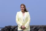 Den haag 30 juni 2023
Fotosessie op het strand Koning Willem Alexander, koningin Maxima en prinses Ariane, Prinses  Amalia en Prinses Alexia poseren tijdens de fotosessie op het strand met hond mambo.