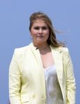 Den haag 30 juni 2023
Fotosessie op het strand Koning Willem Alexander, koningin Maxima en prinses Ariane, Prinses  Amalia en Prinses Alexia poseren tijdens de fotosessie op het strand met hond mambo.