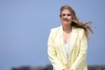 Den haag 30 juni 2023
Fotosessie op het strand Koning Willem Alexander, koningin Maxima en prinses Ariane, Prinses  Amalia en Prinses Alexia poseren tijdens de fotosessie op het strand met hond mambo.