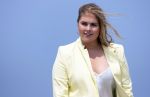 Den haag 30 juni 2023
Fotosessie op het strand Koning Willem Alexander, koningin Maxima en prinses Ariane, Prinses  Amalia en Prinses Alexia poseren tijdens de fotosessie op het strand met hond mambo.
