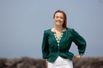 Den haag 30 juni 2023
Fotosessie op het strand Koning Willem Alexander, koningin Maxima en prinses Ariane, Prinses  Amalia en Prinses Alexia poseren tijdens de fotosessie op het strand met hond mambo.