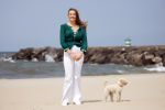 Den haag 30 juni 2023
Fotosessie op het strand Koning Willem Alexander, koningin Maxima en prinses Ariane, Prinses  Amalia en Prinses Alexia poseren tijdens de fotosessie op het strand met hond mambo.