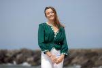 Den haag 30 juni 2023
Fotosessie op het strand Koning Willem Alexander, koningin Maxima en prinses Ariane, Prinses  Amalia en Prinses Alexia poseren tijdens de fotosessie op het strand met hond mambo.