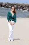 Den haag 30 juni 2023
Fotosessie op het strand Koning Willem Alexander, koningin Maxima en prinses Ariane, Prinses  Amalia en Prinses Alexia poseren tijdens de fotosessie op het strand met hond mambo.