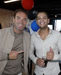 Zandvoort 6 juli 2023
Presenatie Formule 1 F1 spel van Robert Doornbos en Chantal Bles in de box van Redbull op circuitpark Zandvoort. Robert en Chahid Charrak (Dutch Performante)