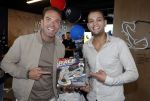 Zandvoort 6 juli 2023
Presenatie Formule 1 F1 spel van Robert Doornbos en Chantal Bles in de box van Redbull op circuitpark Zandvoort. Robert en Chahid Charrak (Dutch Performante)