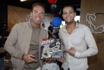 Zandvoort 6 juli 2023
Presenatie Formule 1 F1 spel van Robert Doornbos en Chantal Bles in de box van Redbull op circuitpark Zandvoort. Robert en Chahid Charrak (Dutch Performante)