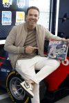 Zandvoort 6 juli 2023
Presentatie Formule 1 F1 spel van Robert Doornbos en Chantal Bles in de box van Redbull op circuitpark Zandvoort.