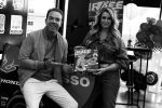 Zandvoort 6 juli 2023
Presentatie Formule 1 F1 spel van Robert Doornbos en Chantal Bles in de box van Redbull op circuitpark Zandvoort.