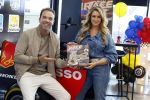 Zandvoort 6 juli 2023
Presentatie Formule 1 F1 spel van Robert Doornbos en Chantal Bles in de box van Redbull op circuitpark Zandvoort.