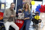 Zandvoort 6 juli 2023
Presentatie Formule 1 F1 spel van Robert Doornbos en Chantal Bles in de box van Redbull op circuitpark Zandvoort.