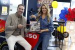 Zandvoort 6 juli 2023
Presentatie Formule 1 F1 spel van Robert Doornbos en Chantal Bles in de box van Redbull op circuitpark Zandvoort.