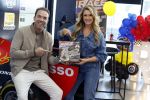 Zandvoort 6 juli 2023
Presentatie Formule 1 F1 spel van Robert Doornbos en Chantal Bles in de box van Redbull op circuitpark Zandvoort.