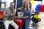 Zandvoort 6 juli 2023
Presentatie Formule 1 F1 spel van Robert Doornbos en Chantal Bles in de box van Redbull op circuitpark Zandvoort.