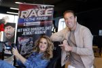 Zandvoort 6 juli 2023
Presentatie Formule 1 F1 spel van Robert Doornbos en Chantal Bles in de box van Redbull op circuitpark Zandvoort.