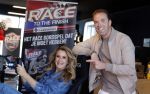 Zandvoort 6 juli 2023
Presentatie Formule 1 F1 spel van Robert Doornbos en Chantal Bles in de box van Redbull op circuitpark Zandvoort.