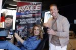 Zandvoort 6 juli 2023
Presentatie Formule 1 F1 spel van Robert Doornbos en Chantal Bles in de box van Redbull op circuitpark Zandvoort.
