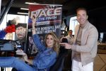Zandvoort 6 juli 2023
Presentatie Formule 1 F1 spel van Robert Doornbos en Chantal Bles in de box van Redbull op circuitpark Zandvoort.