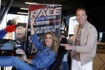 Zandvoort 6 juli 2023
Presentatie Formule 1 F1 spel van Robert Doornbos en Chantal Bles in de box van Redbull op circuitpark Zandvoort.