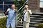 Amstelveen 4 juli 2023
Robert leroy en zijn zoon Joshua gaan samen sporten in Amstelveen.