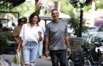 Amsterdam 18 juli 2023
Ruud Gullit en zijn vriendin Karin de Rooy op de cornelus Schuytstraat.