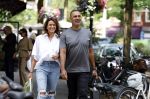 Amsterdam 18 juli 2023
Ruud Gullit en zijn vriendin Karin de Rooy op de cornelus Schuytstraat.
