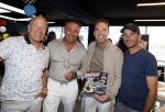 Zandvoort 6 juli 2023
Presentatie Formule 1 F1 spel van Robert Doornbos en Chantal Bles in de box van Redbull op circuitpark Zandvoort. Tim Coronel Peter Versluis Robert Doornbos en Jeroen Bleekemolen