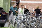 Amsterdam 22 juli 2023
Tom Egbers en zijn vrouw Janke Dekker winkelend in Amsterdam zuid. Ze waren oa bij Suit supply en de Joffers.